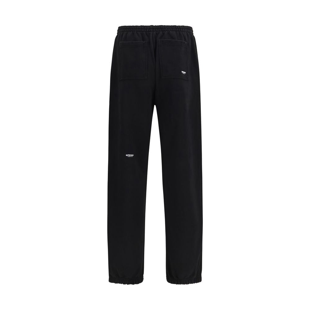 Represent Schwarze Baumwoll-Sporthose