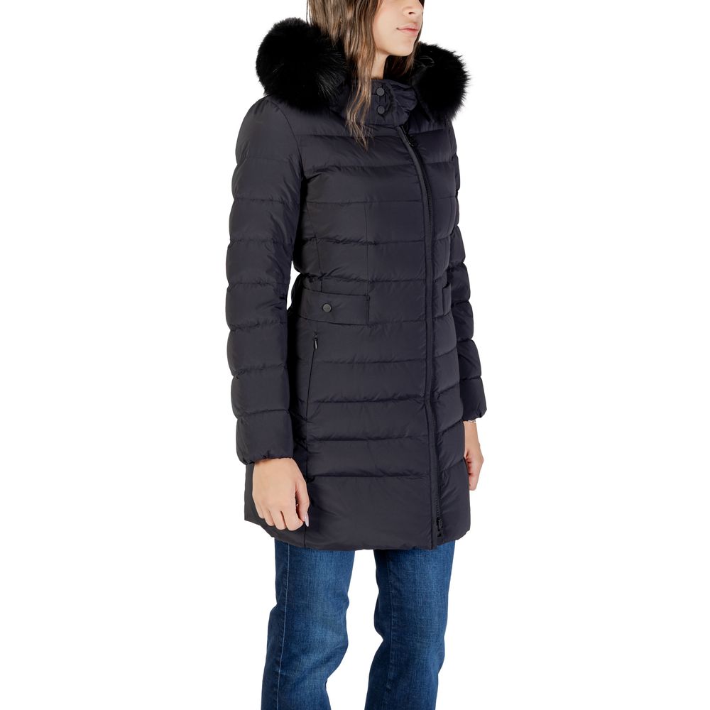 Peuterey Schwarzer Parka aus Polyamid