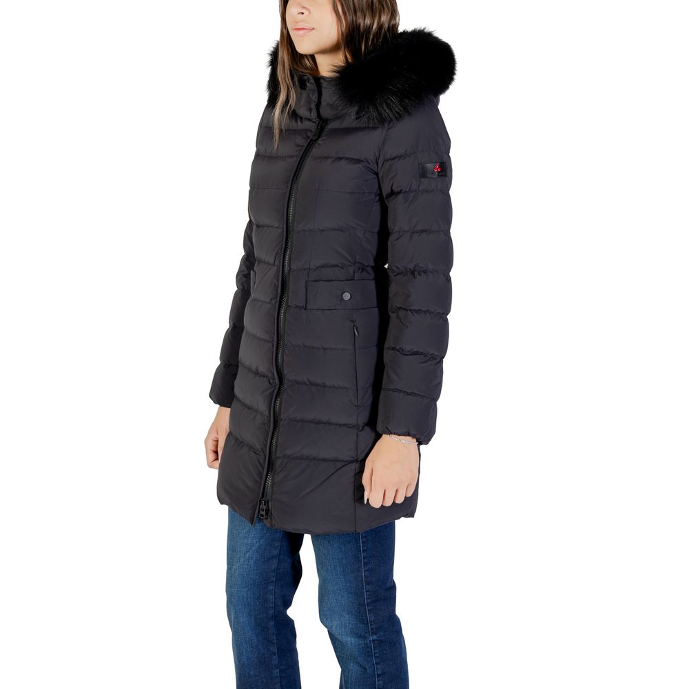 Peuterey Schwarzer Parka aus Polyamid