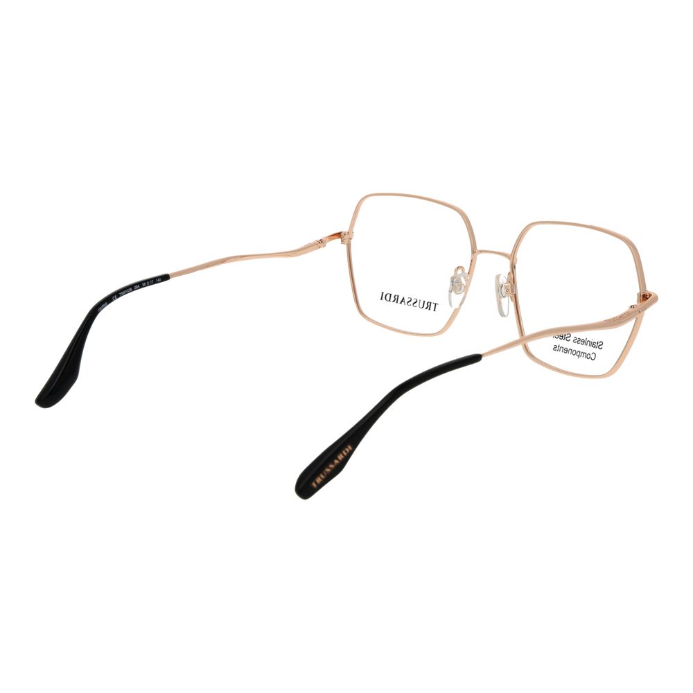 Trussardi Schwarze Edelstahlbrille (Gestell)