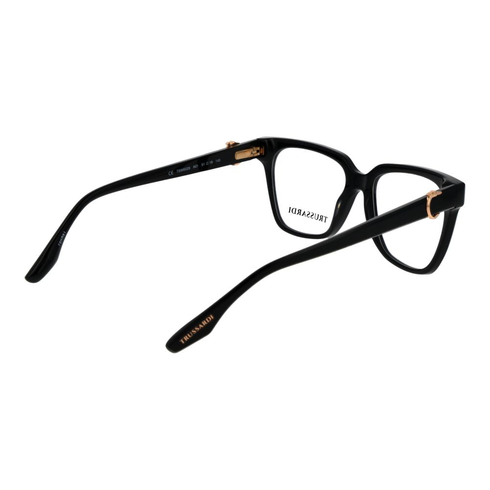 Trussardi Schwarze Brille aus Acetat (Gestell)