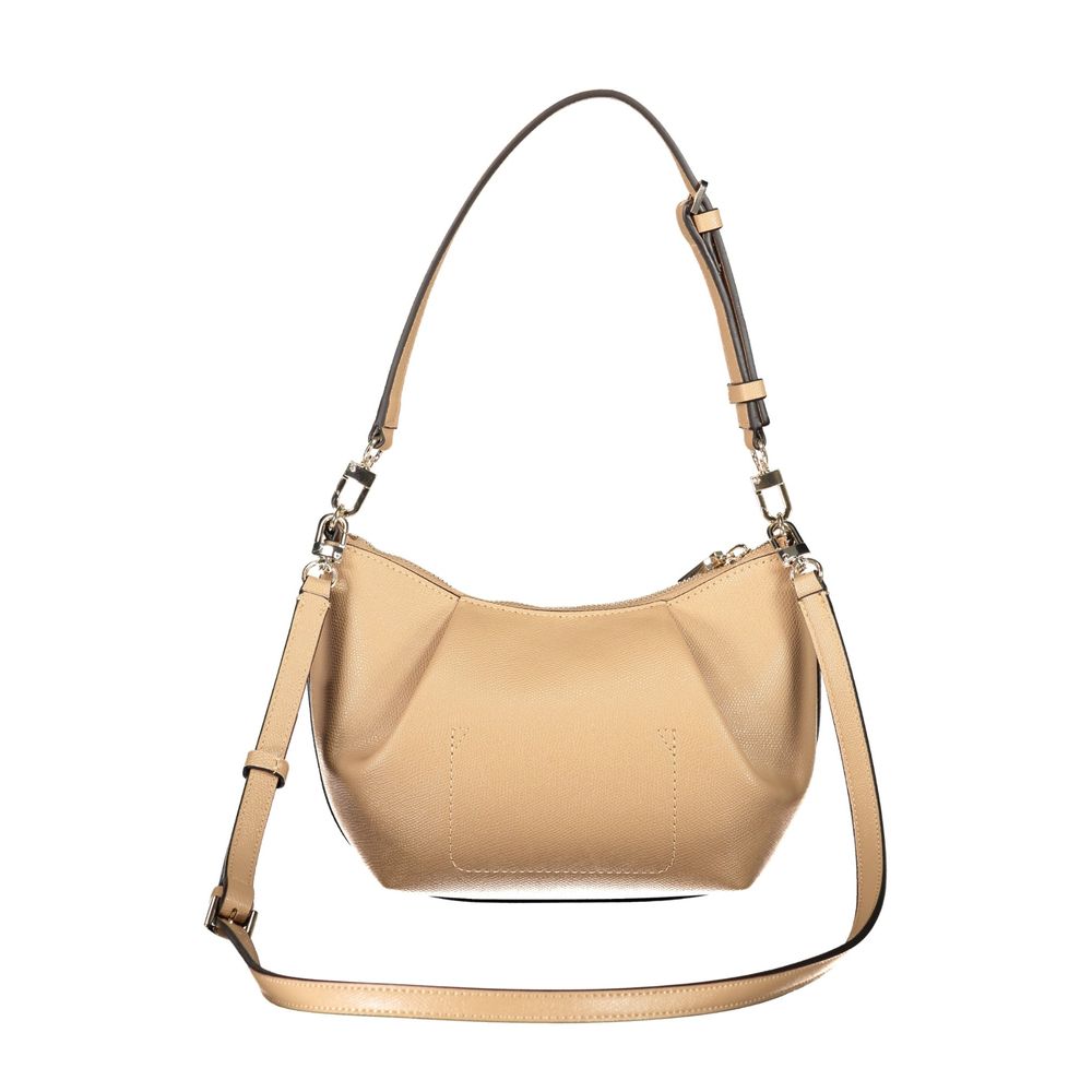 Guess Jeans Beige Polyurethane Damen Handtasche