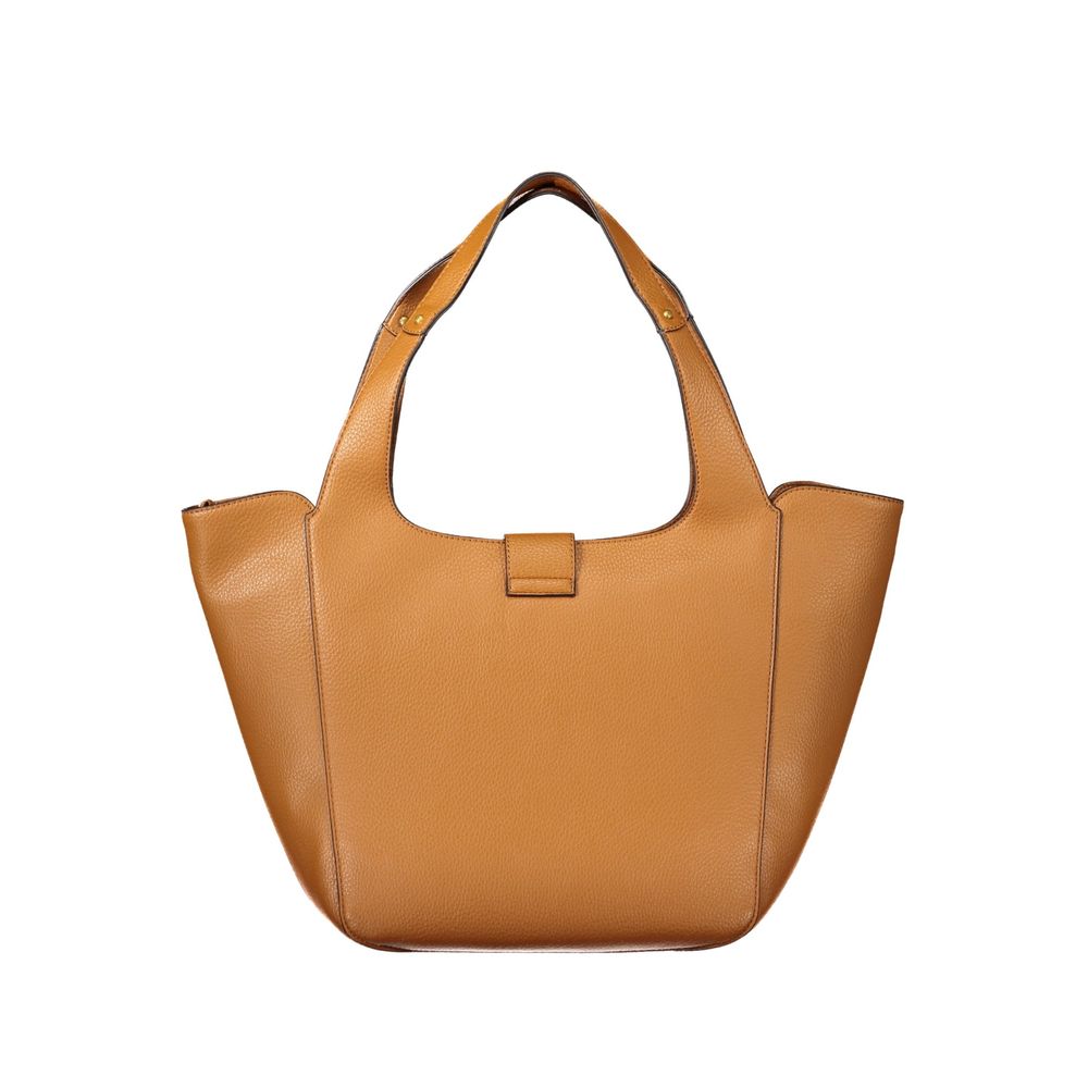 Guess Jeans Braune Damenhandtasche aus Polyurethan
