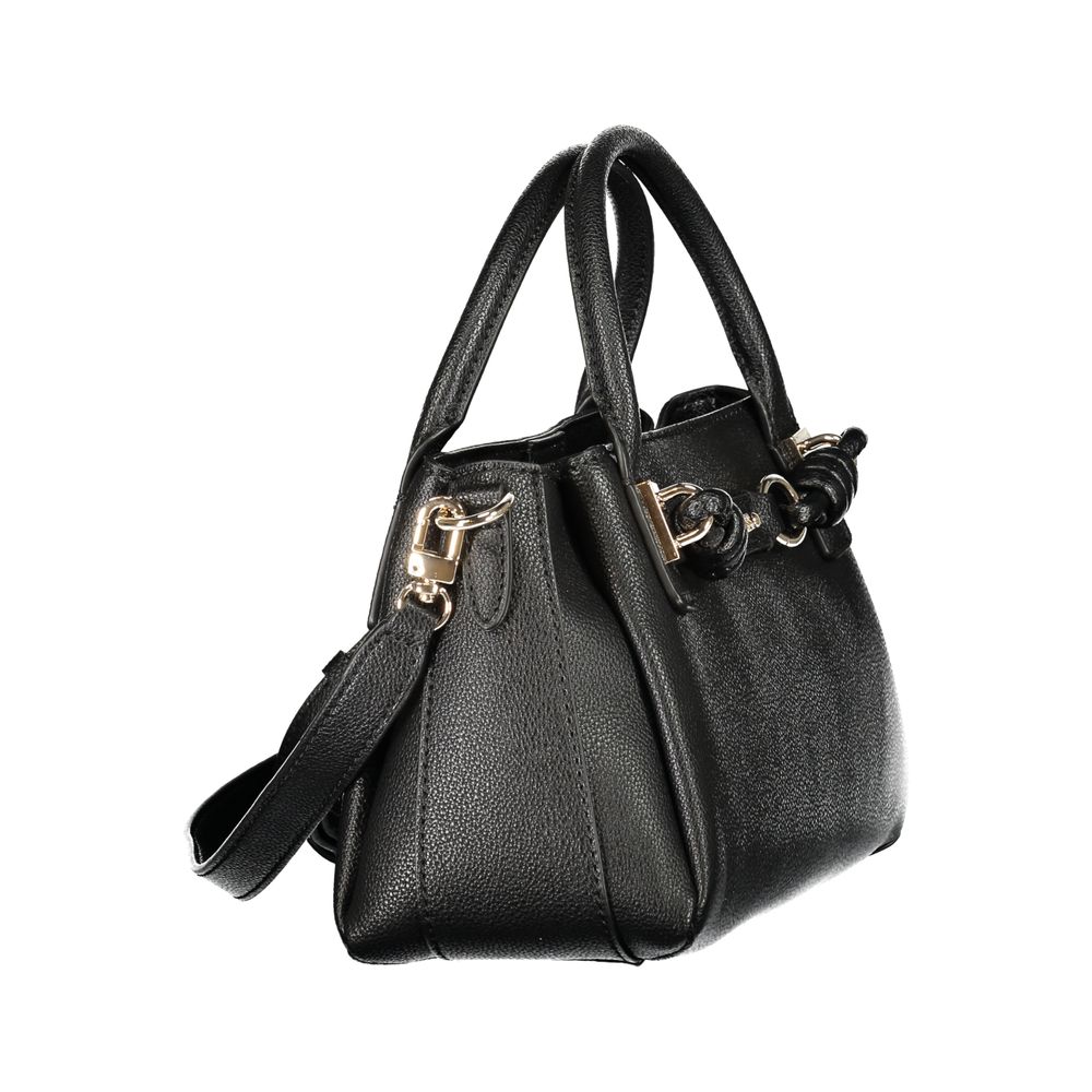 Guess Jeans Nero Polyurethane Damenhandtasche