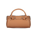 Guess Jeans Braune Damenhandtasche aus Polyurethan mit verstellbarem Gurt