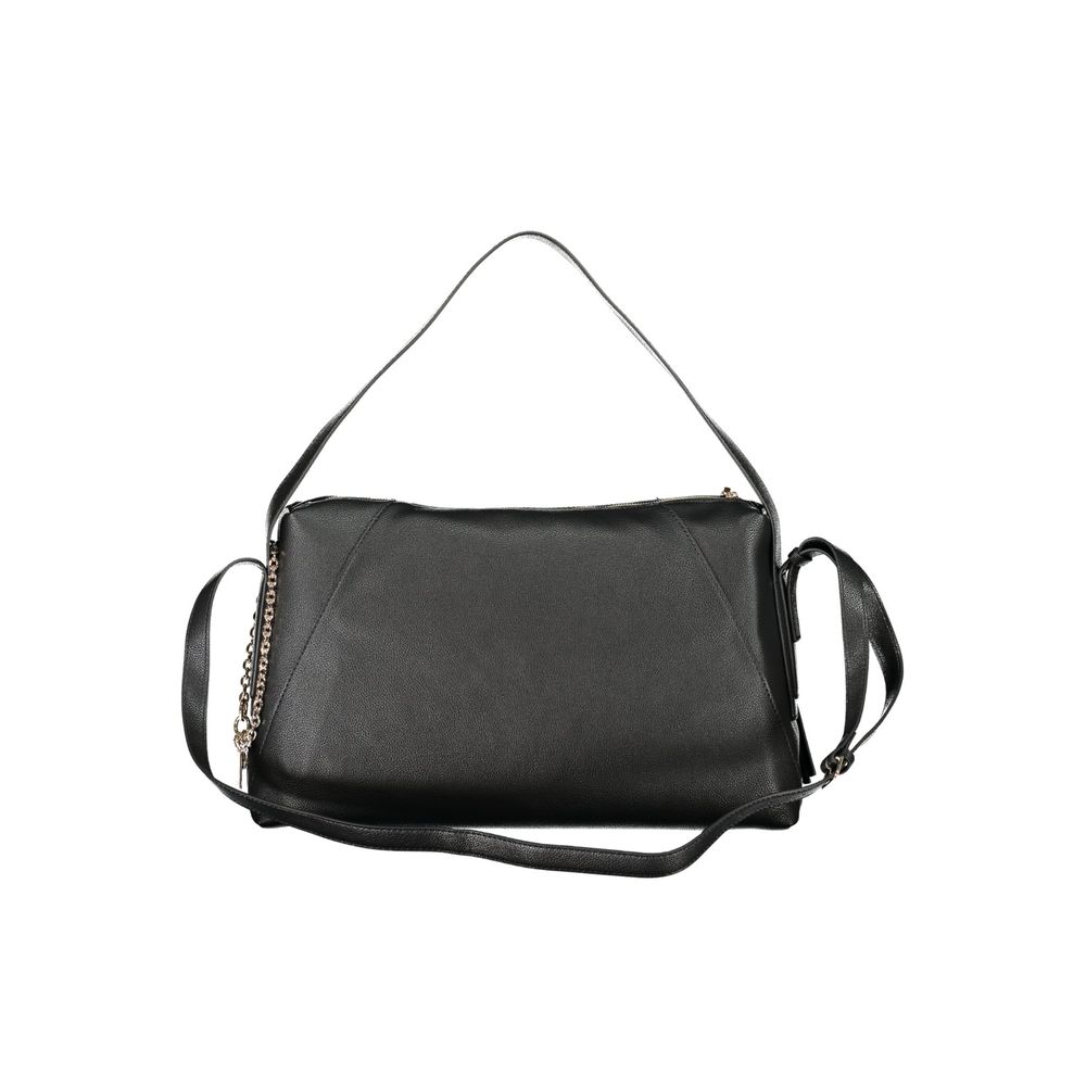 Guess Jeans Schwarze Handtasche aus Polyethylen
