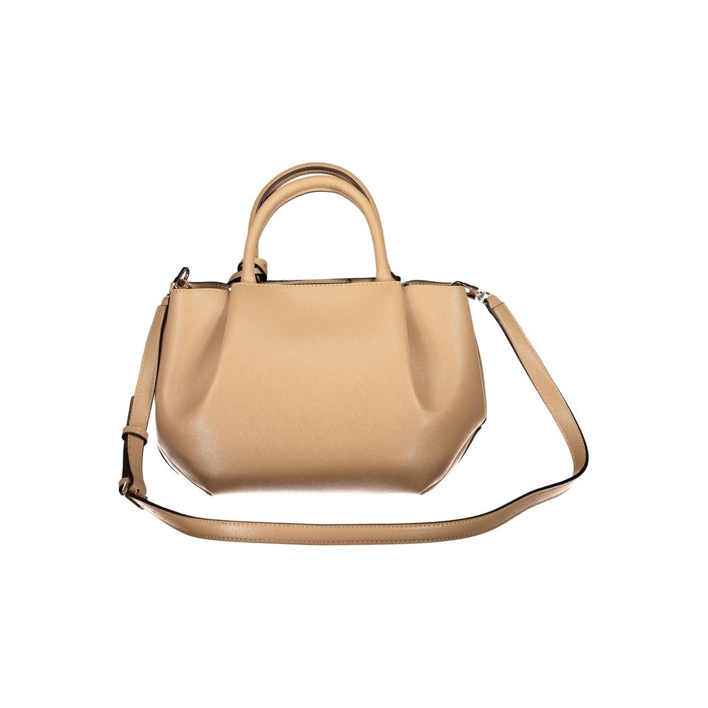 Guess Jeans Beige Polyurethane Damen Handtasche