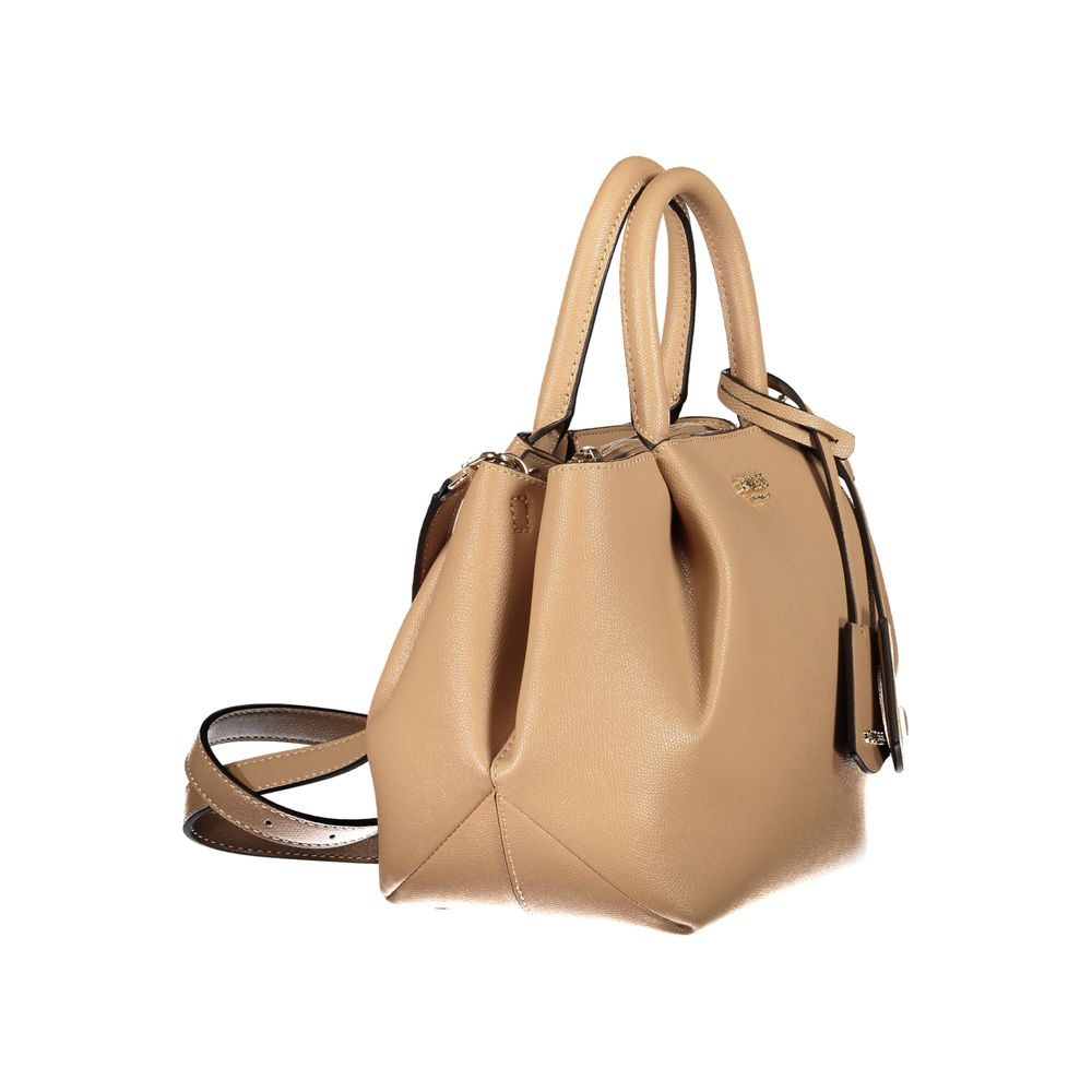 Guess Jeans Beige Polyurethane Damen Handtasche