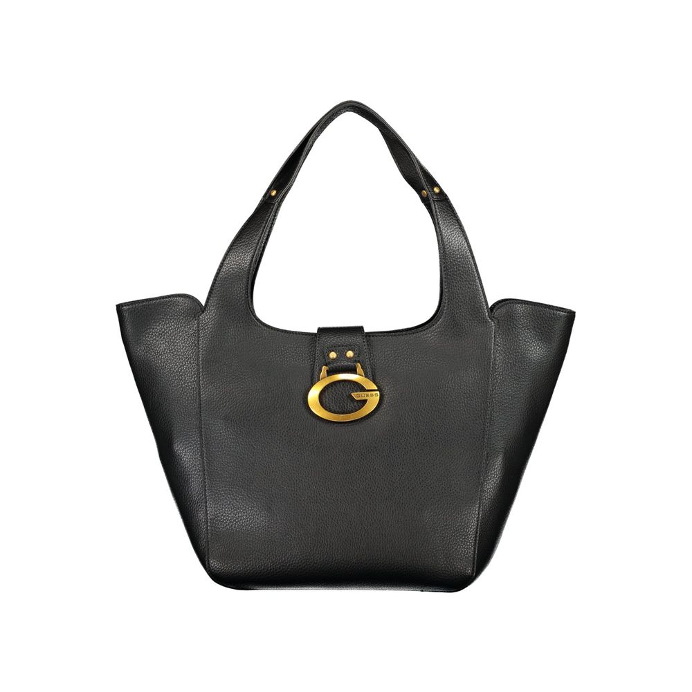 Guess Jeans Schwarze Handtasche aus Polyethylen
