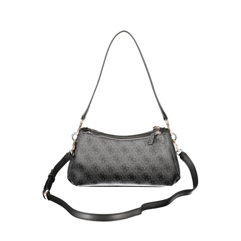 Guess Jeans Schwarze Handtasche aus Polyethylen
