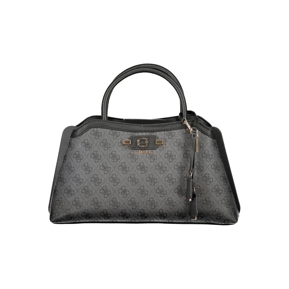 Guess Jeans Schwarze Handtasche aus Polyethylen