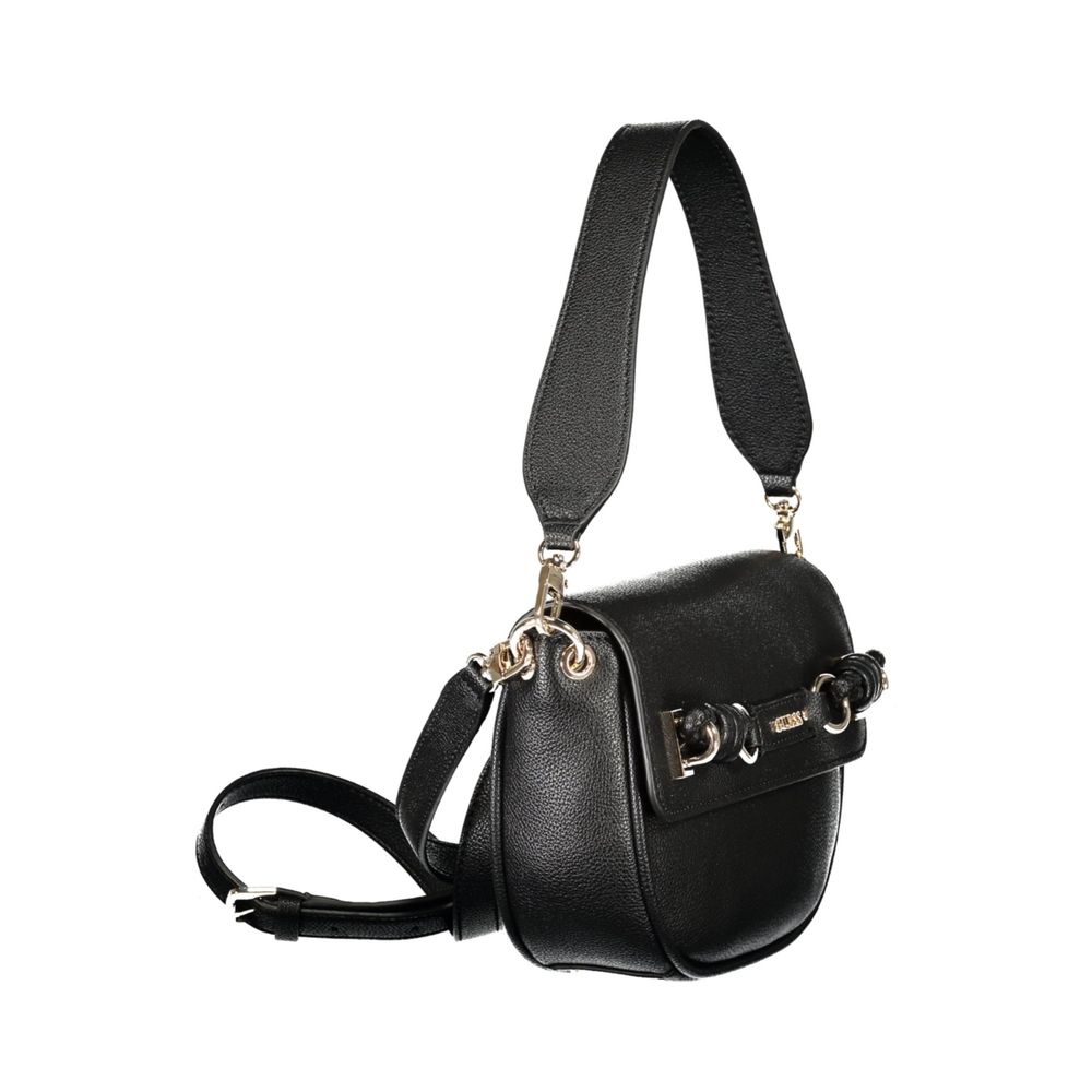 Guess Jeans Schwarze Handtasche aus Polyethylen