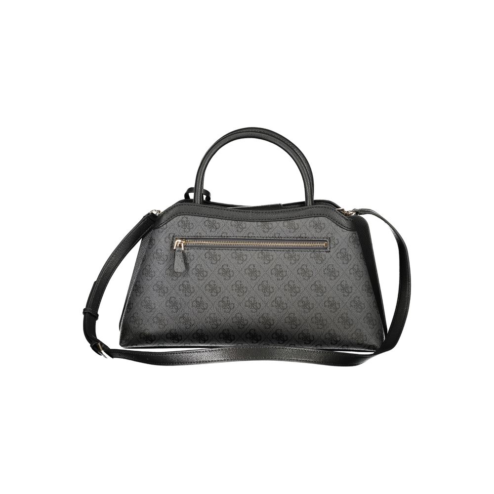 Guess Jeans Schwarze Handtasche aus Polyethylen