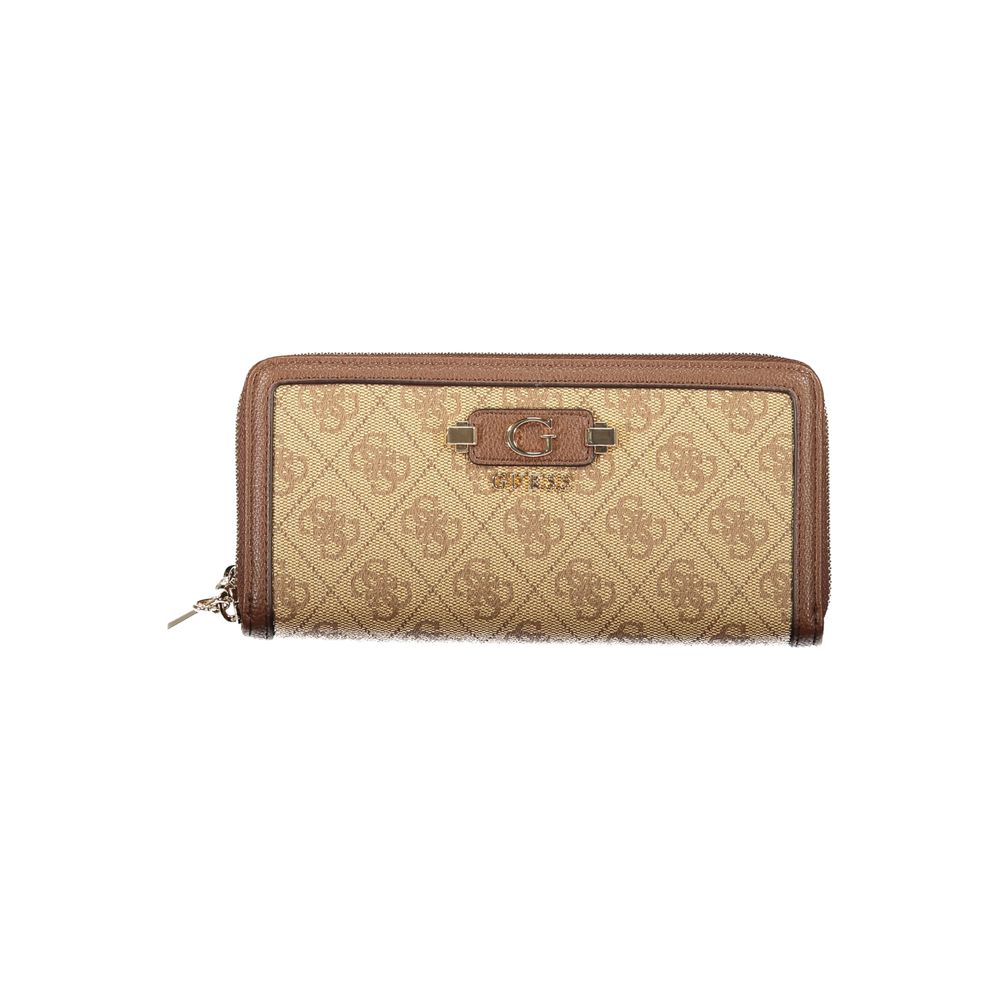 Guess Jeans Beige Polyethylene Wallet
