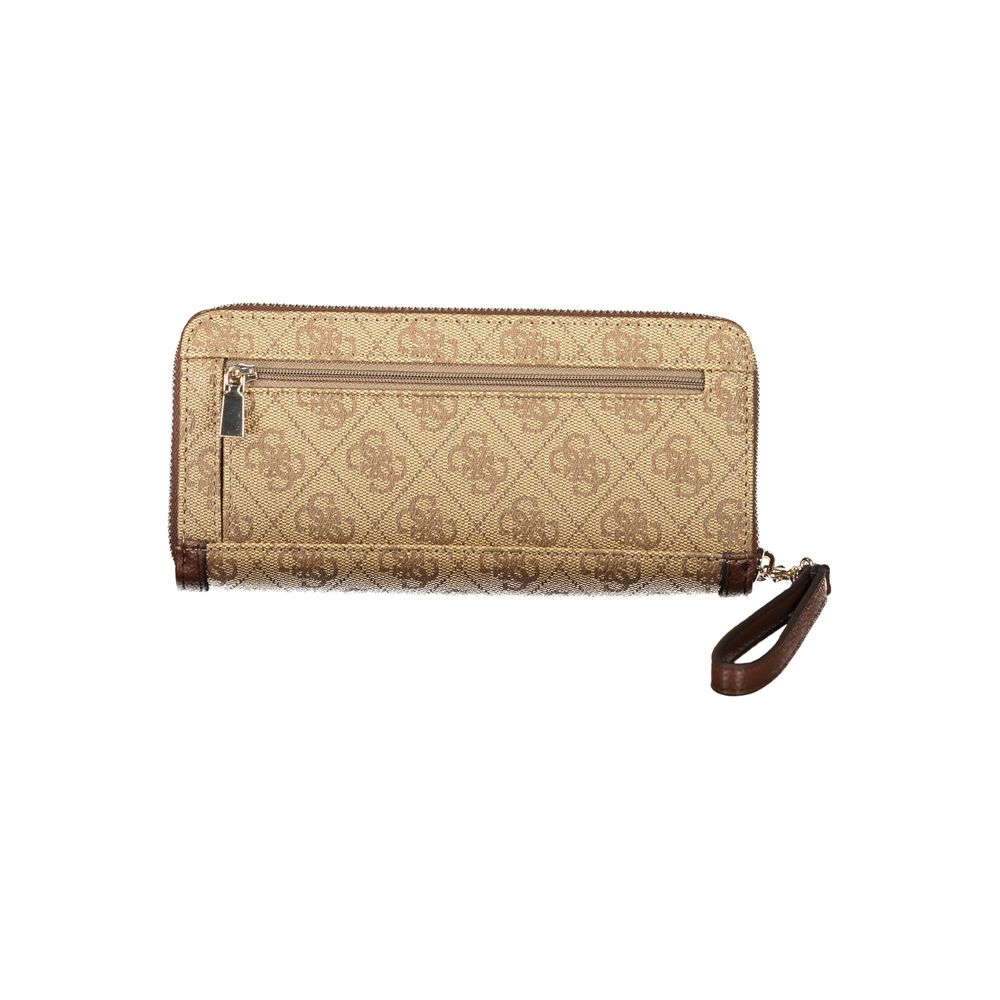 Guess Jeans Beige Polyethylene Wallet