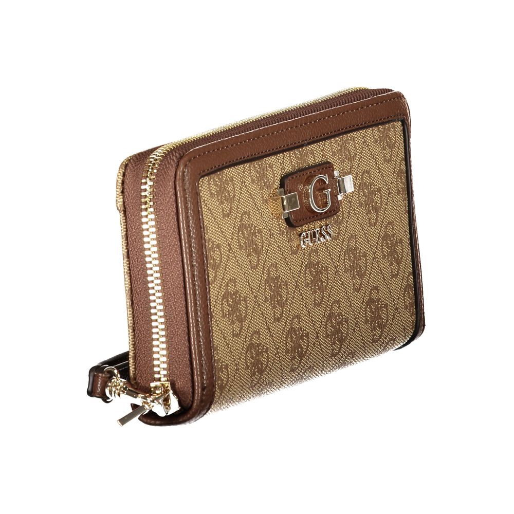 Guess Jeans Beige Polyethylene Wallet