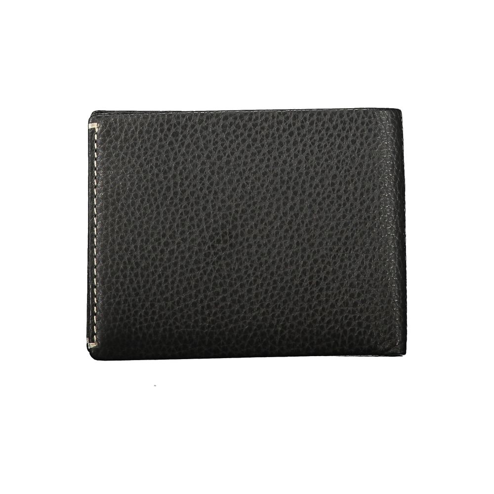 Guess Jeans Schwarzes Leder Portemonnaie