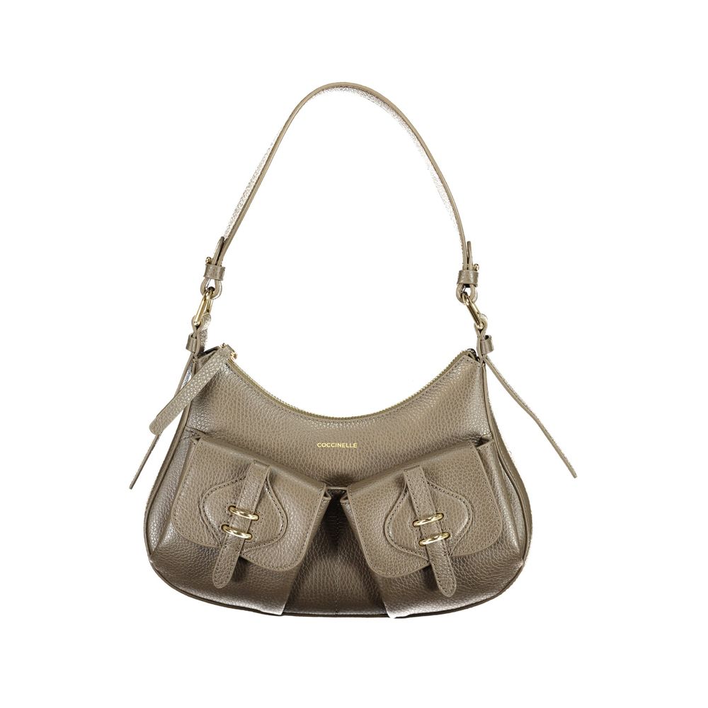 Coccinelle Braune Lederhandtasche