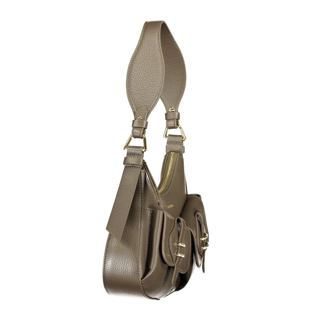 Coccinelle Braune Lederhandtasche