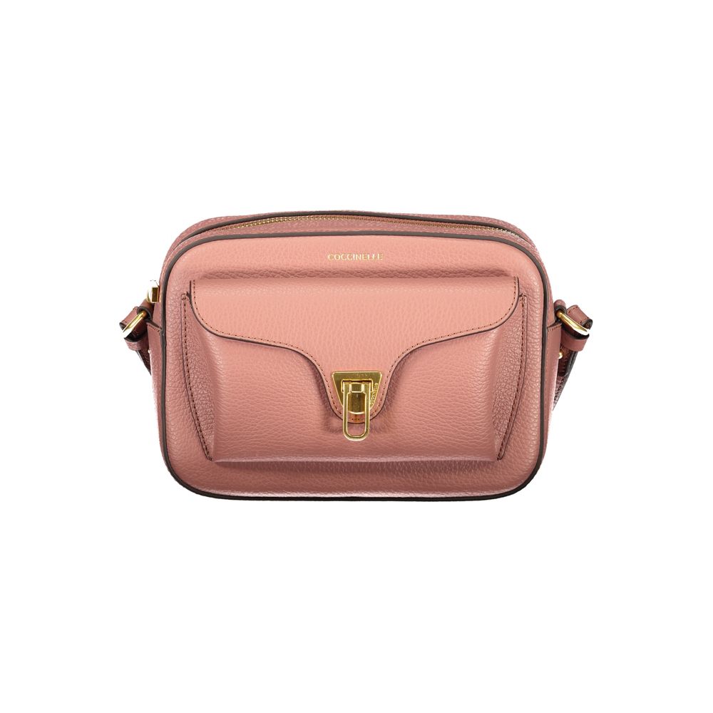 Coccinelle Pink Leather Handbag