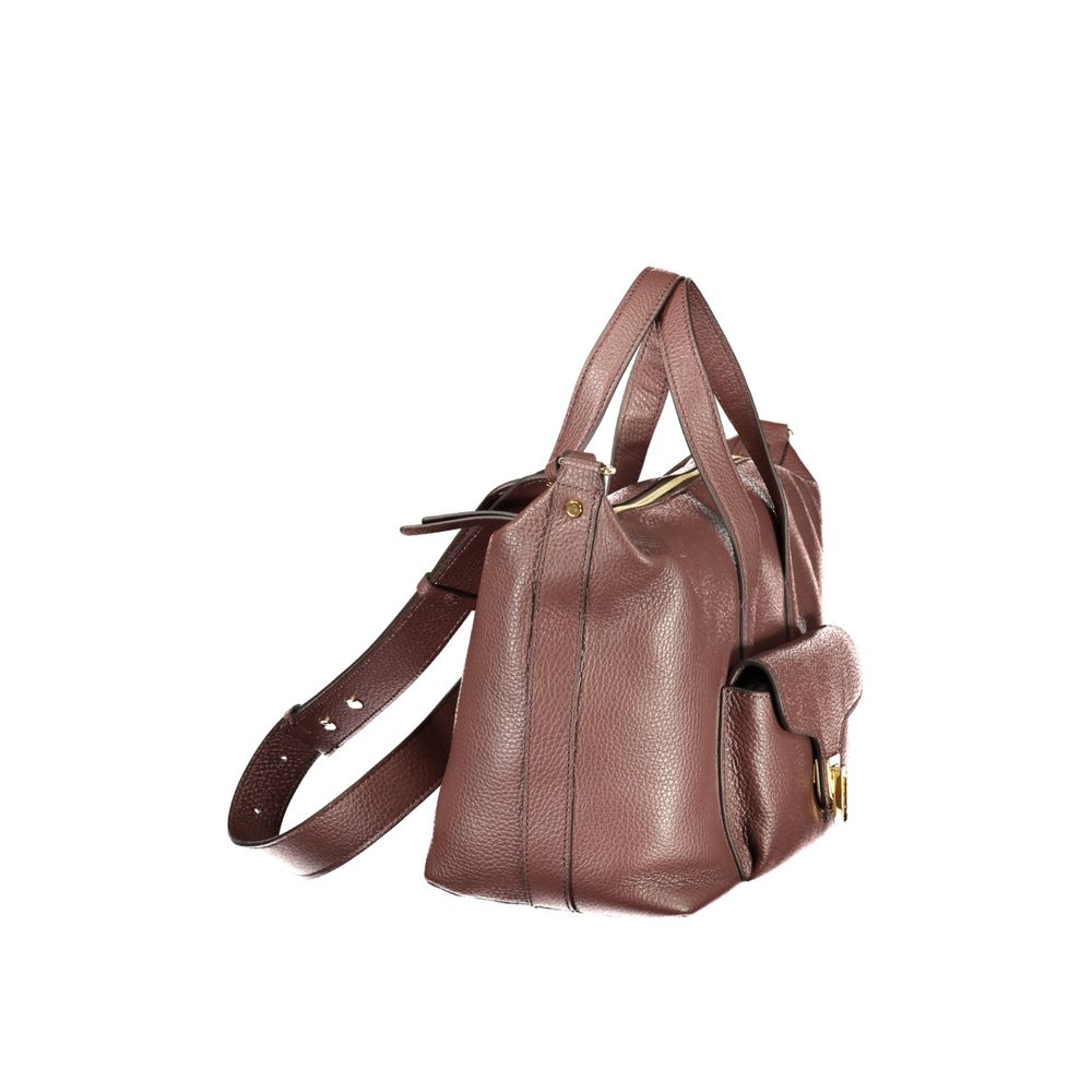 Coccinelle Braune Lederhandtasche