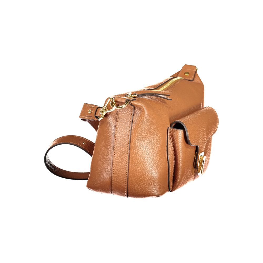 Coccinelle Braune Lederhandtasche