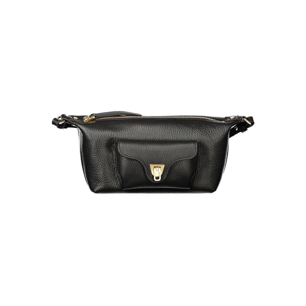 Coccinelle Schwarze Lederhandtasche