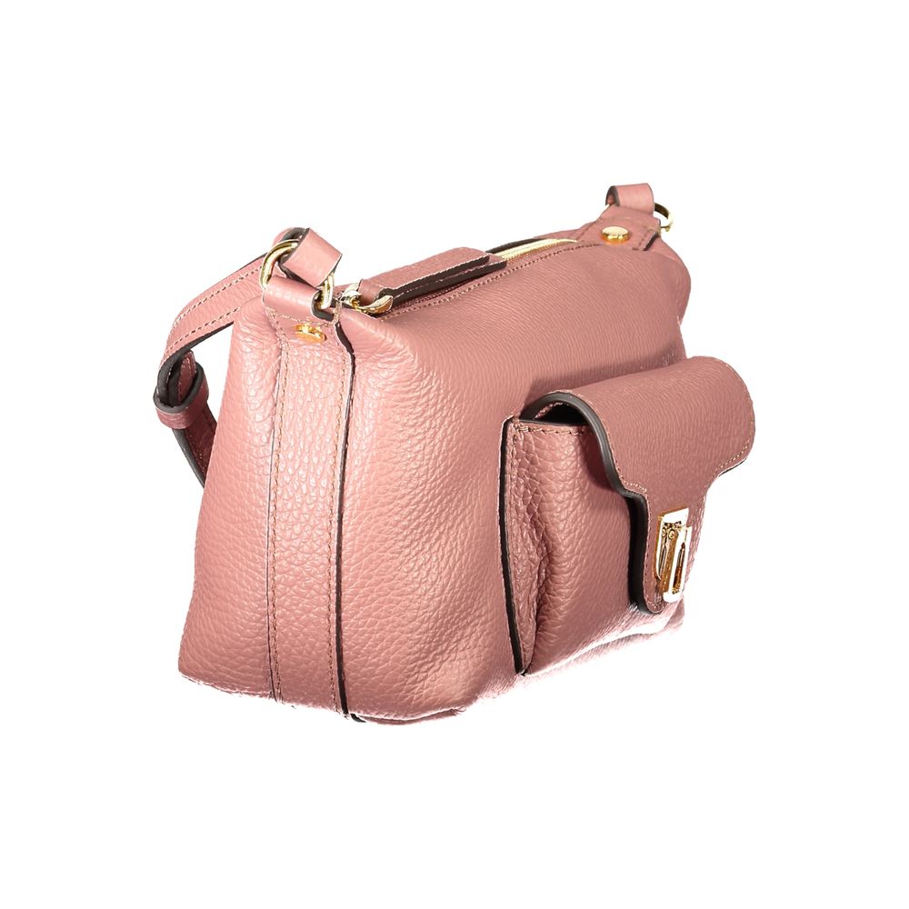 Coccinelle Pink Leather Handbag
