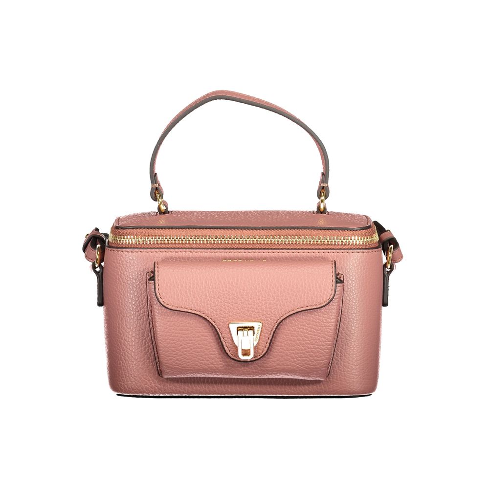 Coccinelle Pink Leather Handbag
