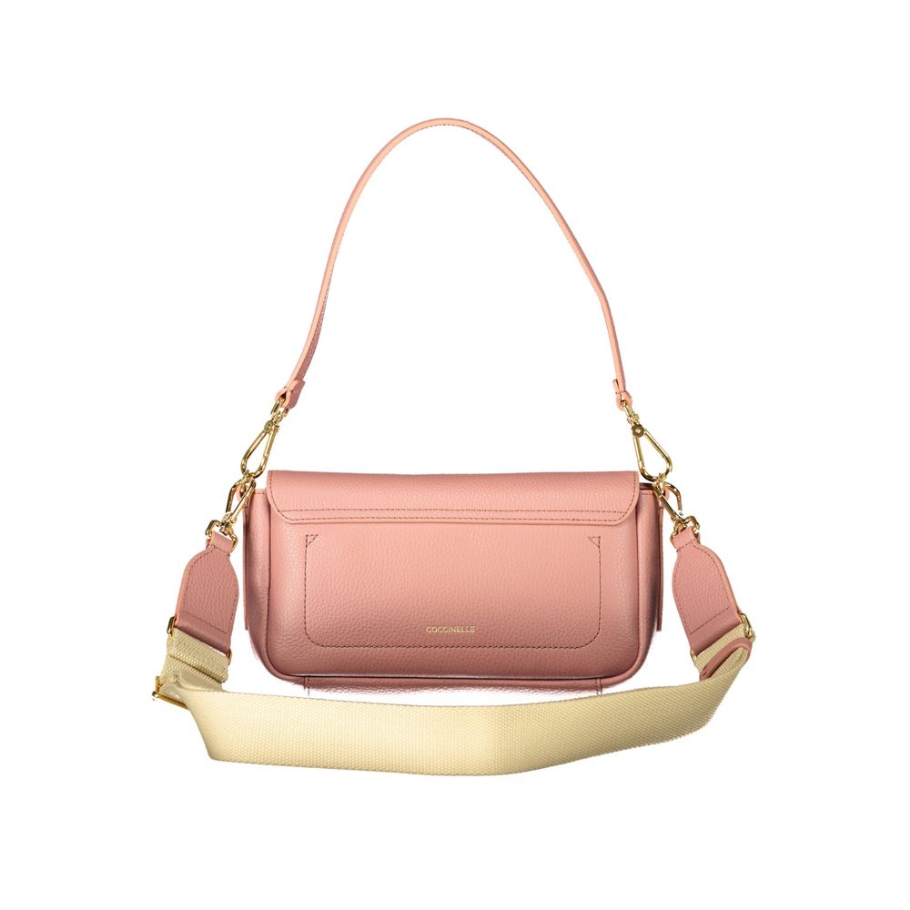 Coccinelle Pink Leather Handbag