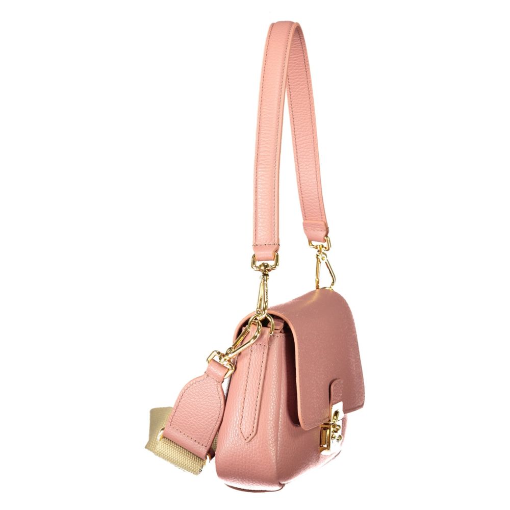 Coccinelle Pink Leather Handbag