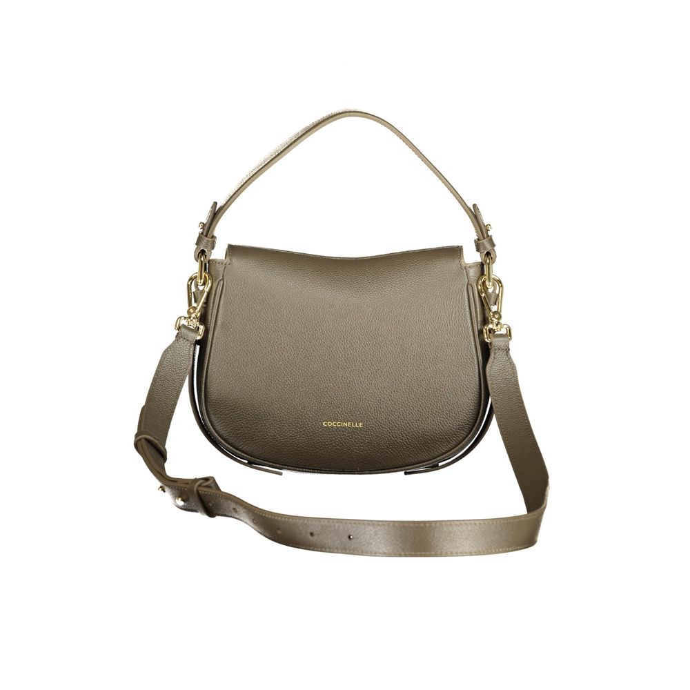 Coccinelle Braune Lederhandtasche