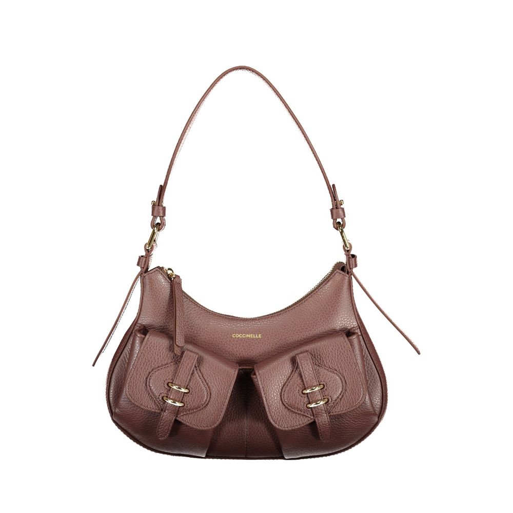 Coccinelle Braune Lederhandtasche