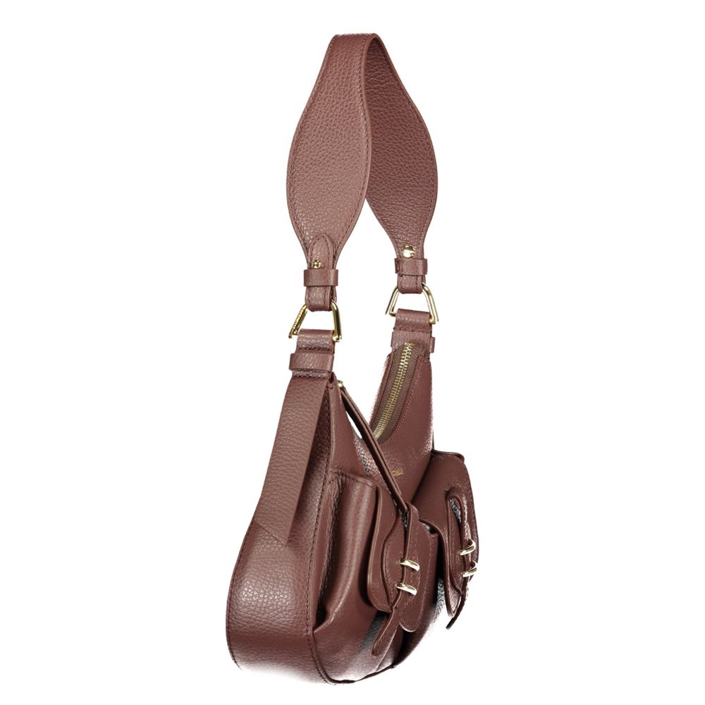 Coccinelle Braune Lederhandtasche