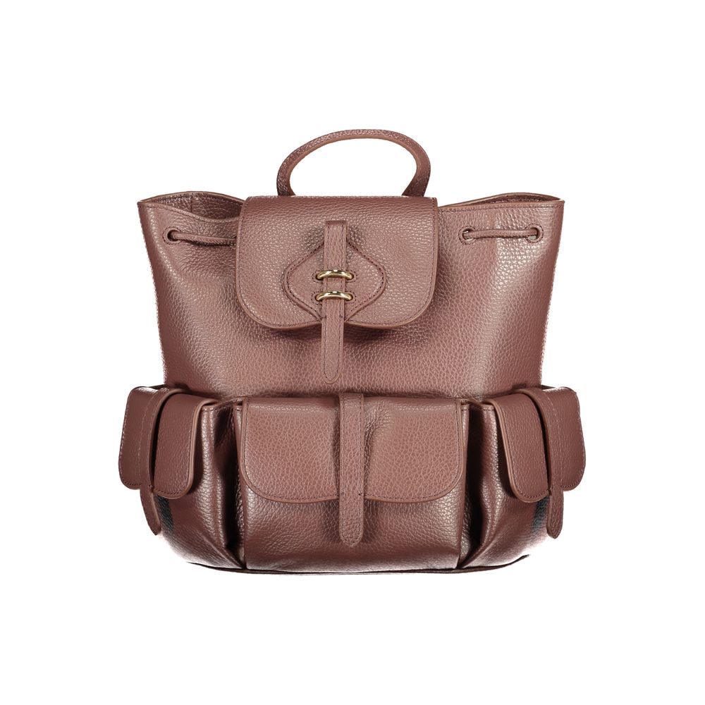 Coccinelle Brauner Lederrucksack