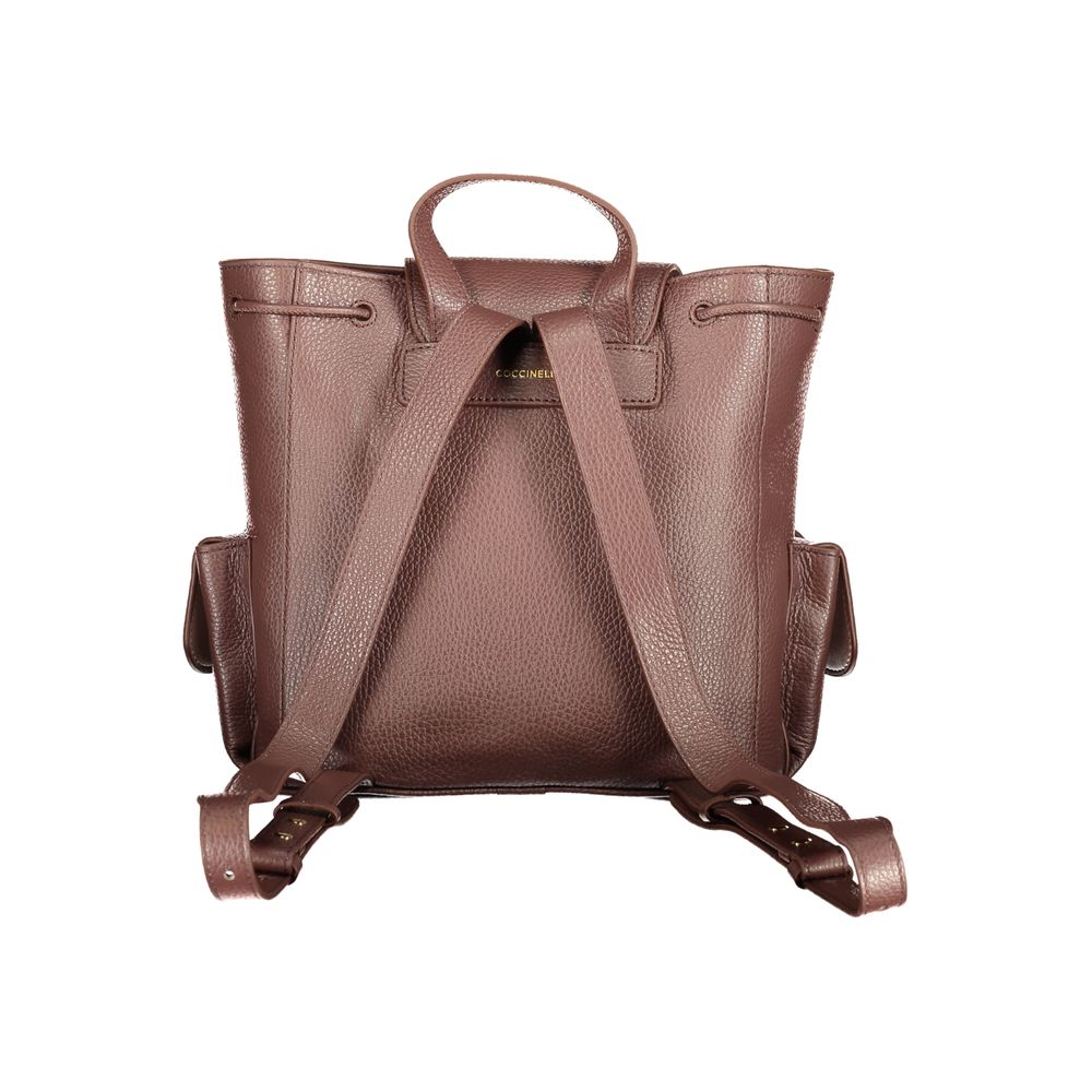 Coccinelle Brauner Lederrucksack