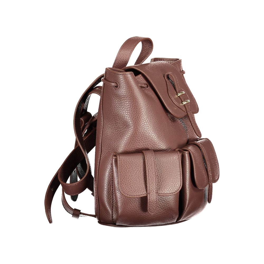 Coccinelle Brauner Lederrucksack