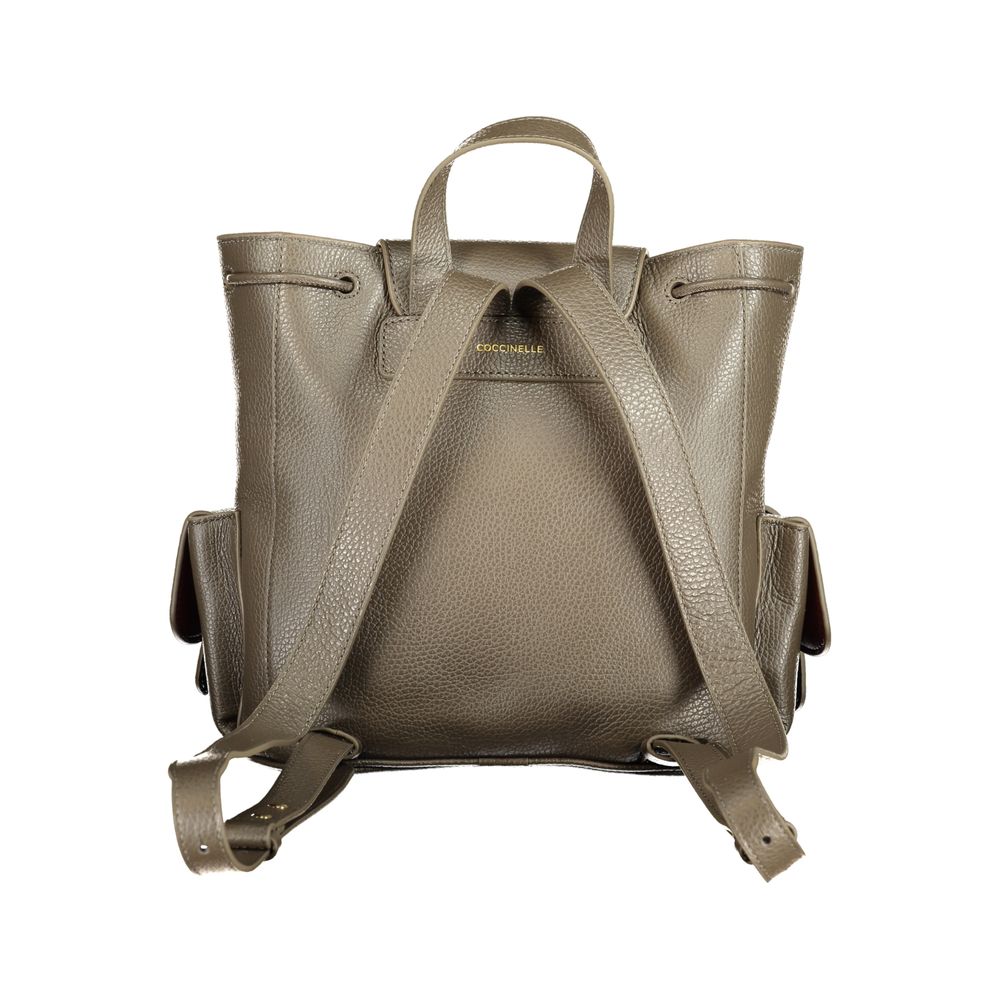 Coccinelle Brauner Lederrucksack