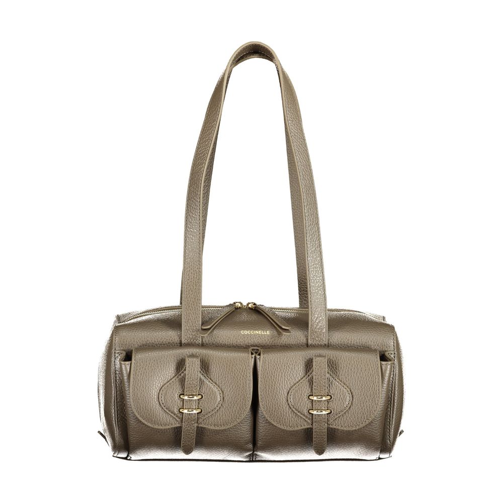 Coccinelle Braune Lederhandtasche