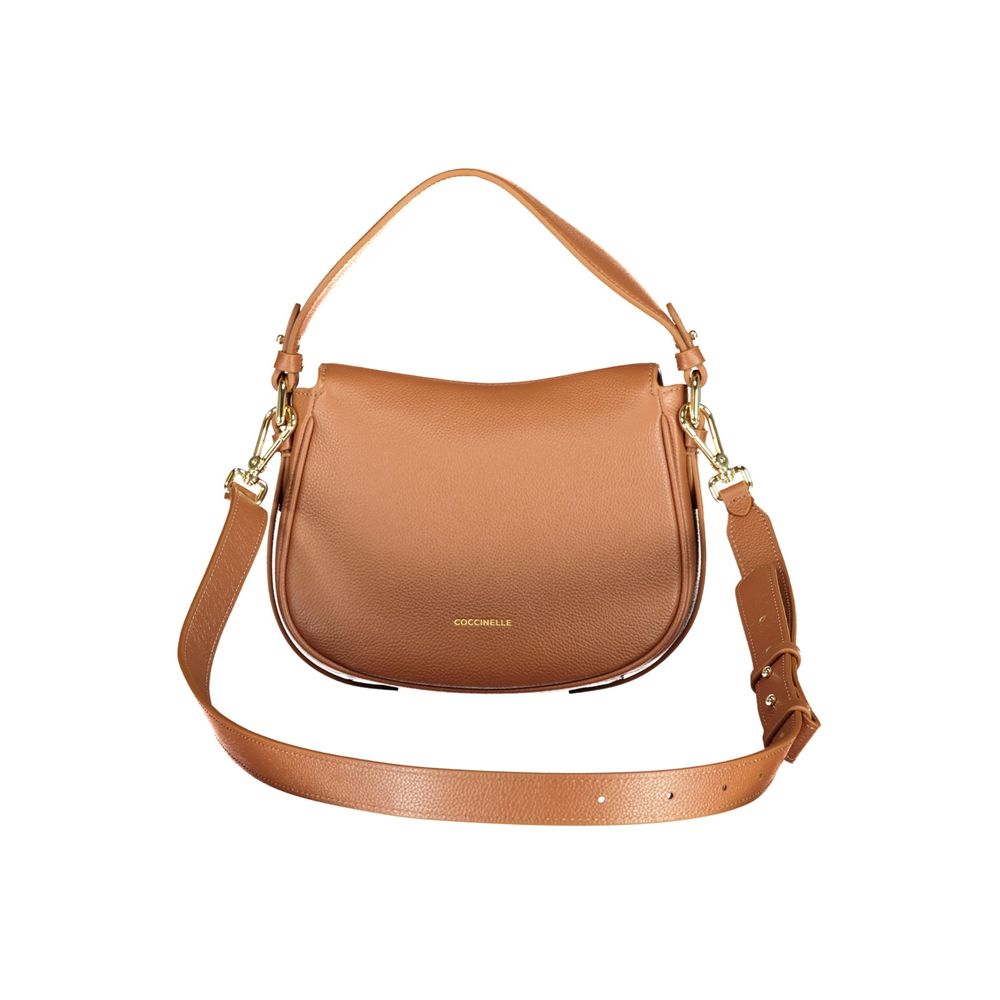 Coccinelle Braune Lederhandtasche