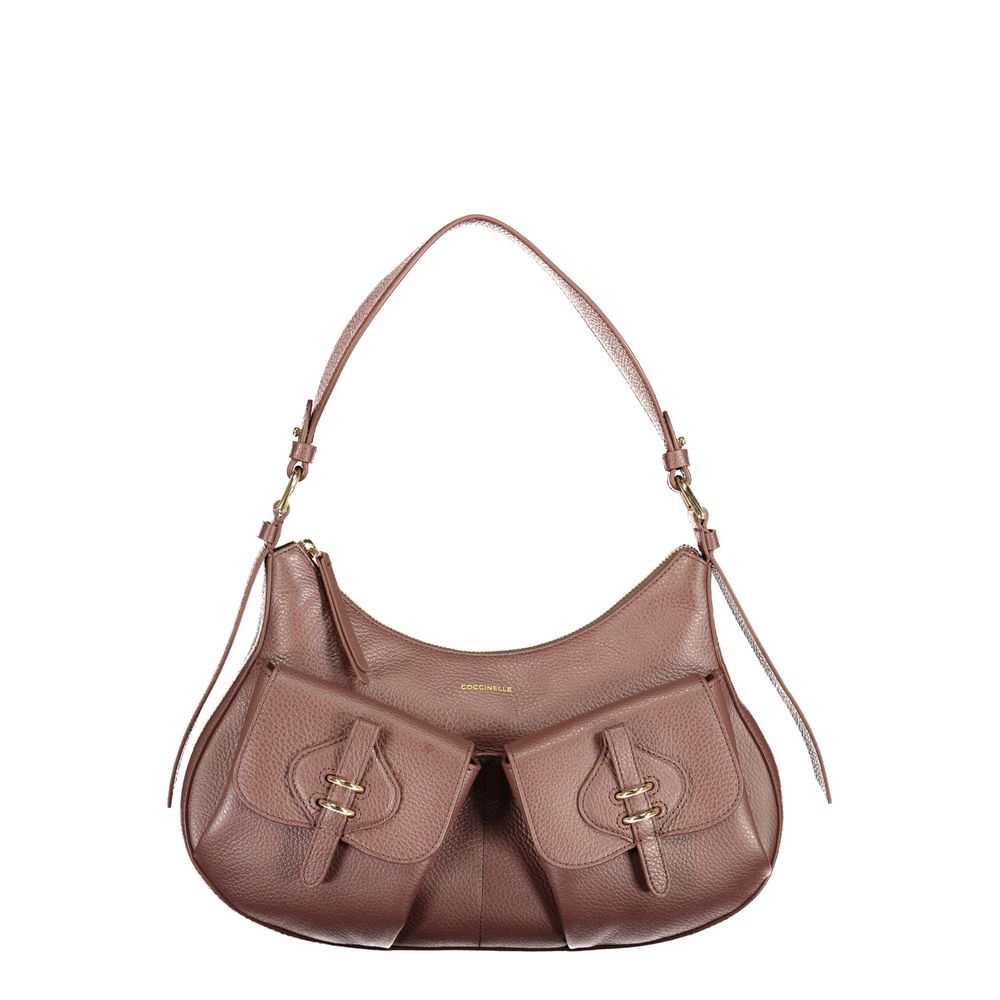 Coccinelle Braune Lederhandtasche
