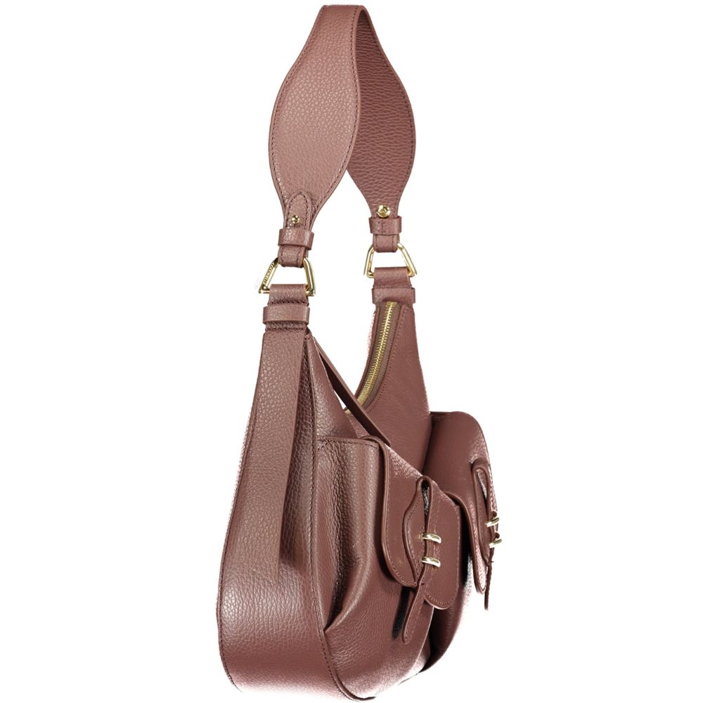 Coccinelle Braune Lederhandtasche