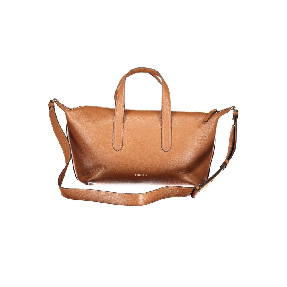 Coccinelle Braune Lederhandtasche