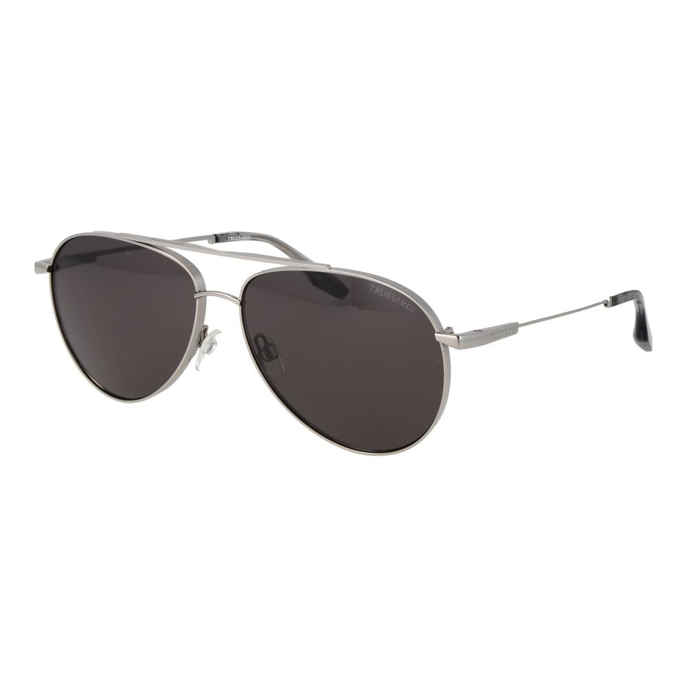 Trussardi Sonnenbrille aus Edelstahl in Silber