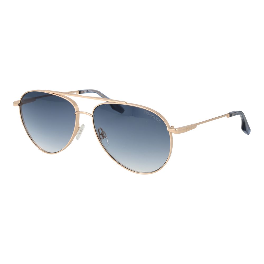 Trussardi Sonnenbrille aus Edelstahl in Gold