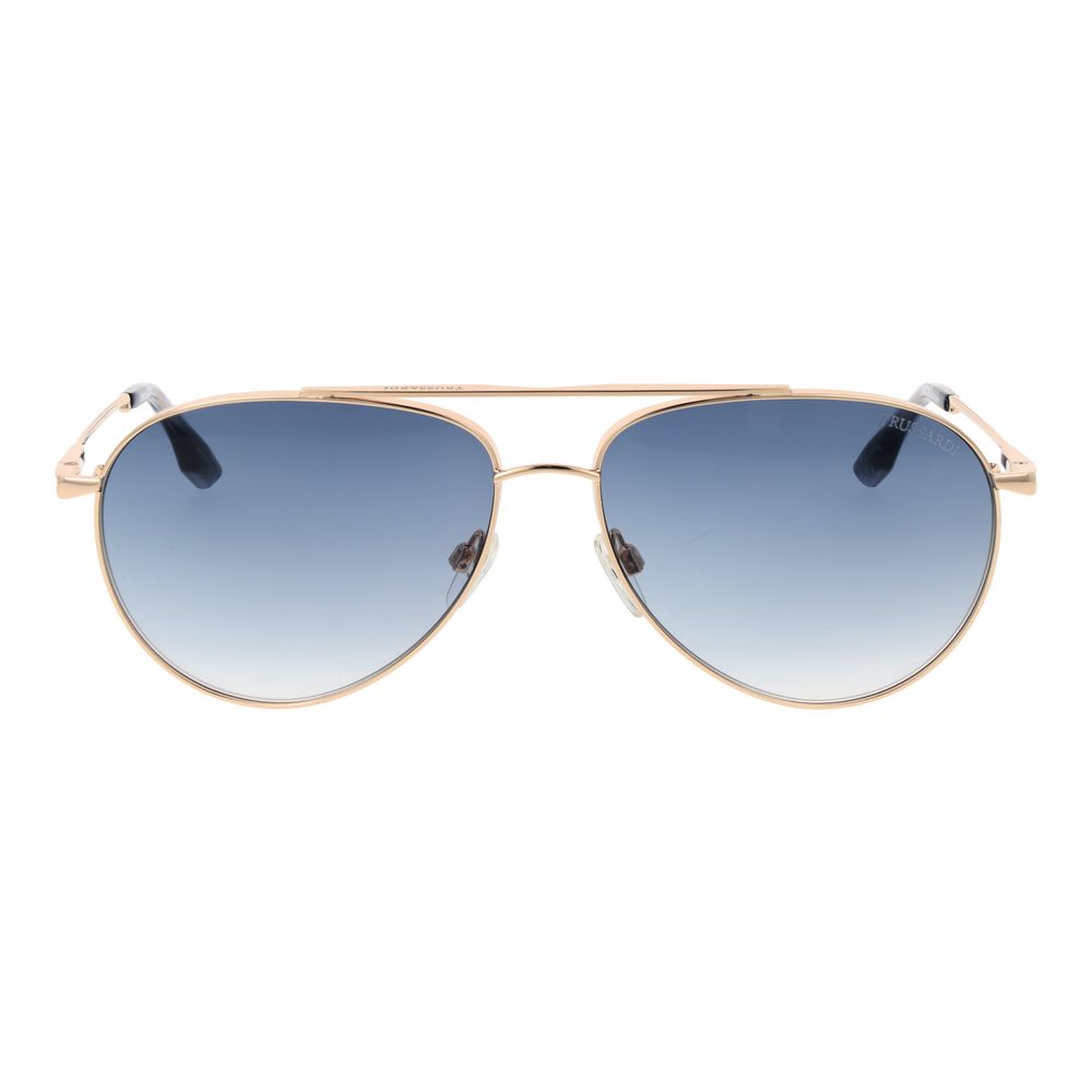Trussardi Sonnenbrille aus Edelstahl in Gold