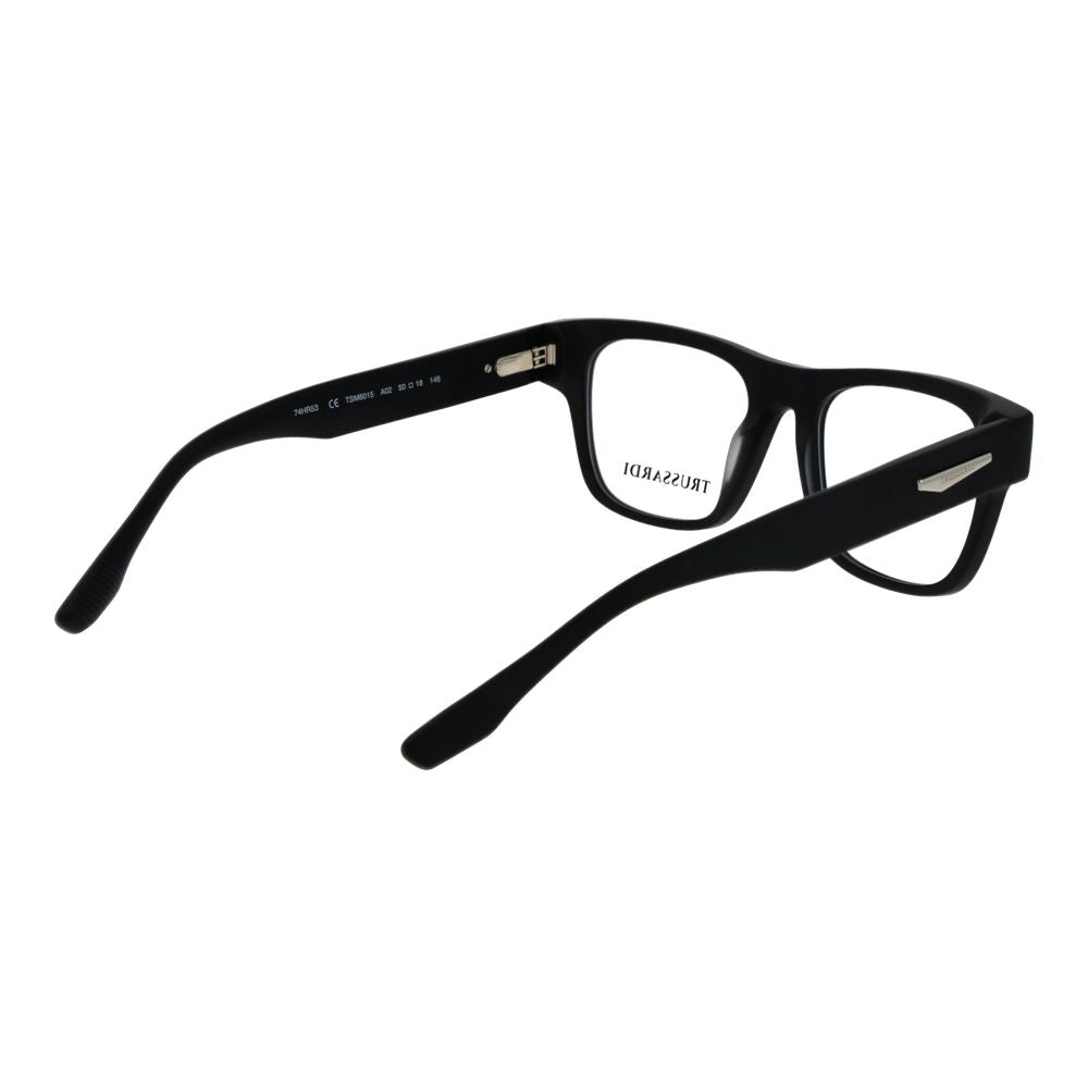 Trussardi Schwarze Brille aus Acetat (Gestell)
