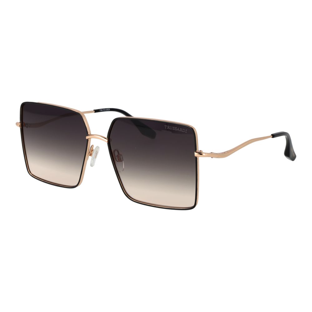 Trussardi Sonnenbrille aus schwarzem Edelstahl