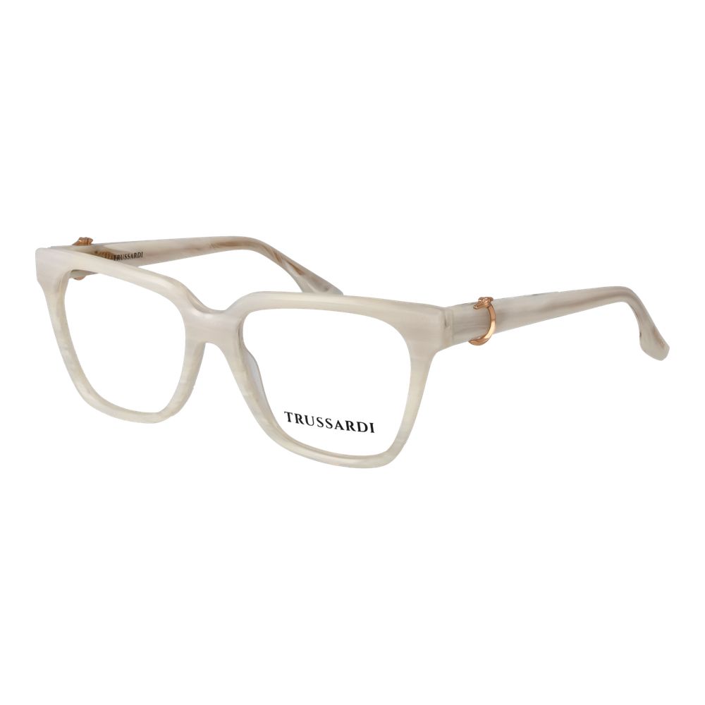 Trussardi Weiße Brille aus Acetat (Gestell)