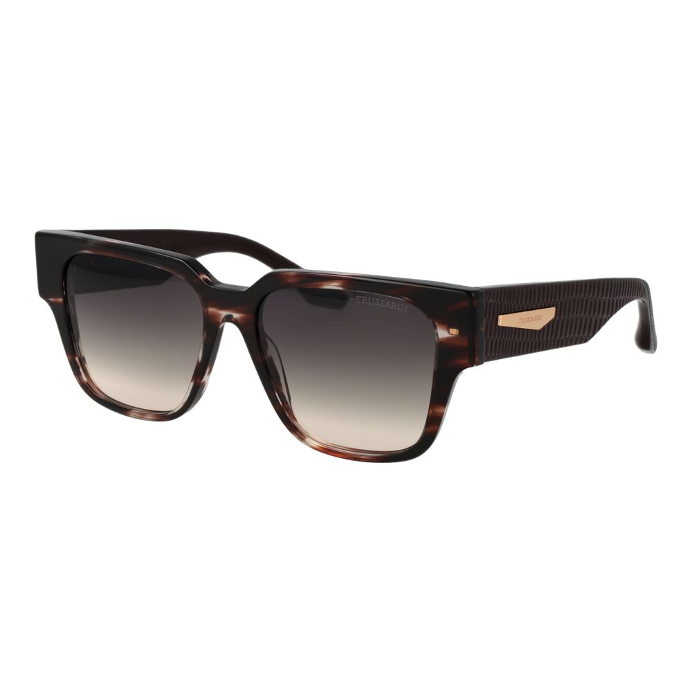 Trussardi Braune Sonnenbrille aus Acetat